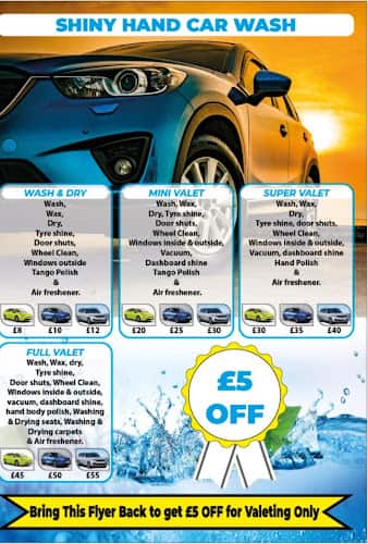 Image of SHINY HAND CAR WASH – Edinburgh