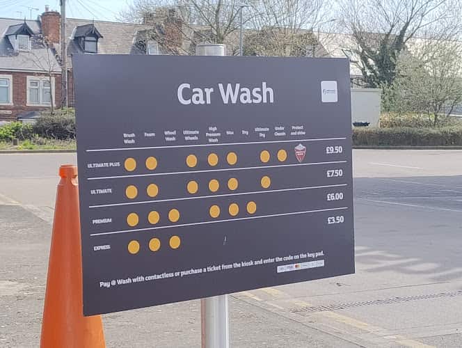 Image of Sainsbury’s Car Wash – Mansfield